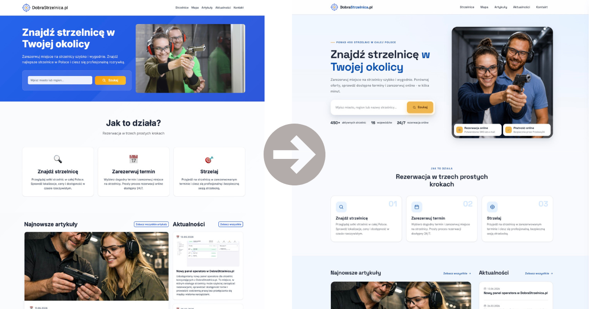 Nowa odsłona serwisu DobraStrzelnica.pl