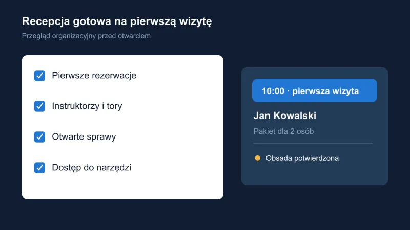 Recepcja przed otwarciem: co sprawdzić przed pierwszym klientem