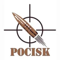 Logo strzelnicy Wołomińskiego Klubu Strzeleckiego POCISK